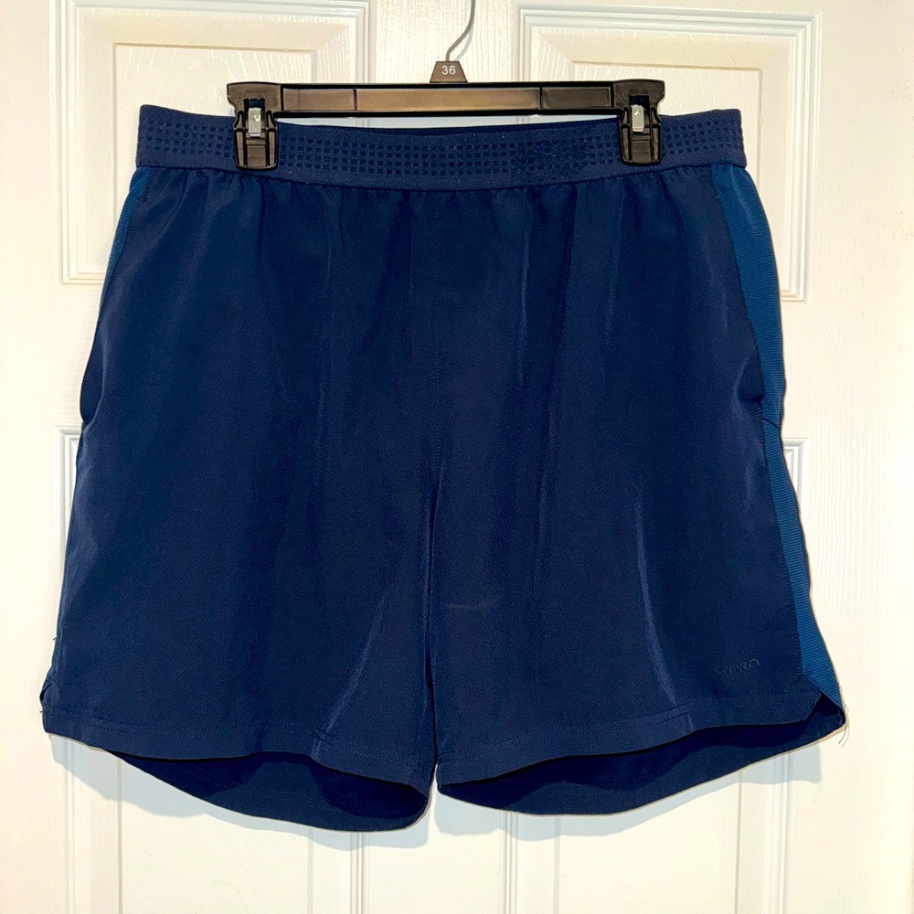 Skora blue athletic shorts. Size L